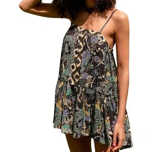 Intimately Free People Get a Clue Boho Western Adjustable Strap Floral Sz M